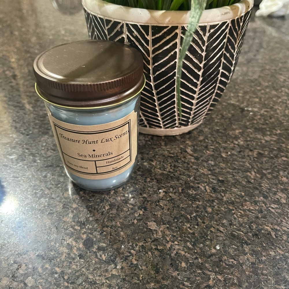 Homemade soy candle